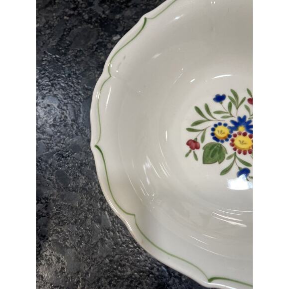 Metlox Poppytrail Vernon Quail Ridge 9” Round Serving Bowl Dish - Picture 4 of 5